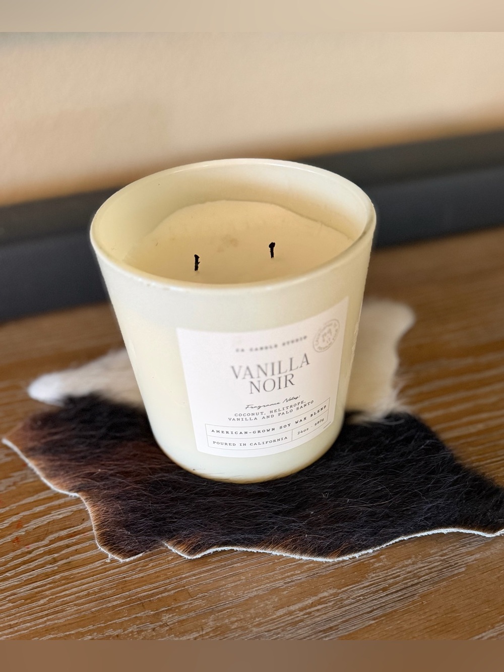 Custom Up-Cycled Authentic Cowhide Table Mats (Mini)